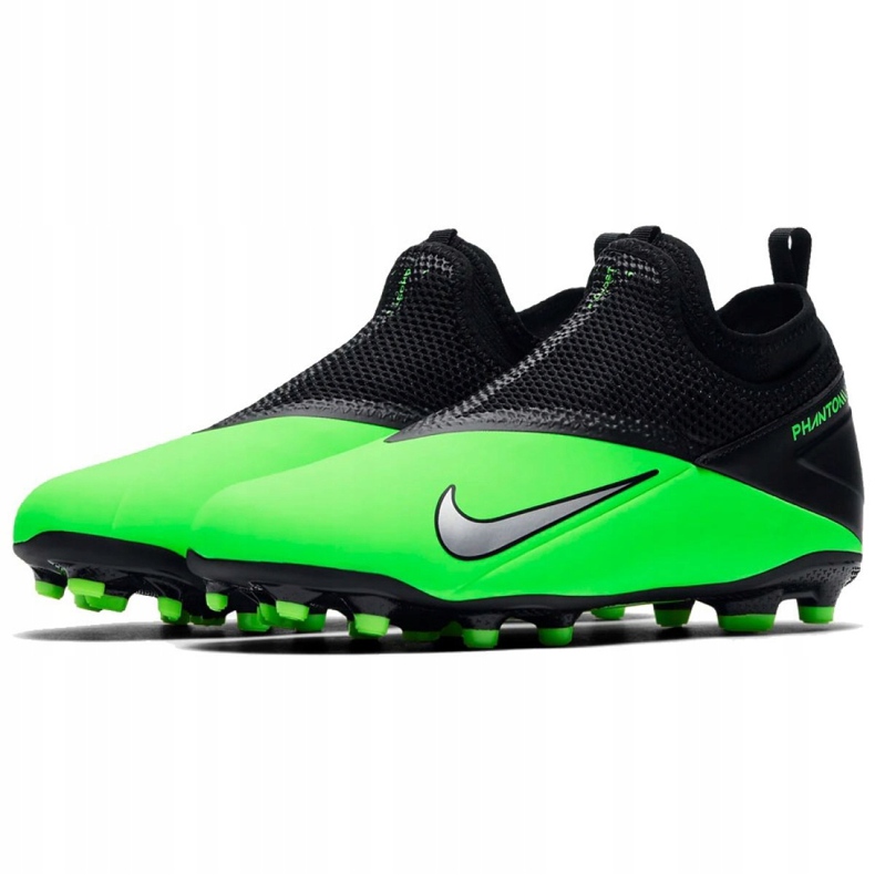 Nike Phantom Vsn 2 Academy Df Fg / MG Jr CD4059 306 fotbollsskor mångfärgad grön 1