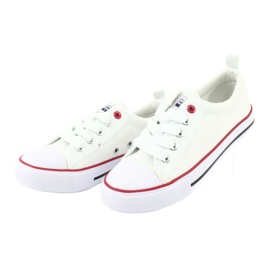 American Club American White Classic LH25 bundna sneakers vit vit 4