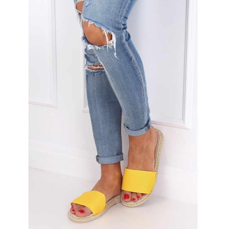 Honung tofflor för kvinnor 35-185 gul 1