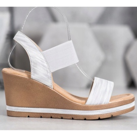 Sea Elves Snygga kilsandaler grå 2