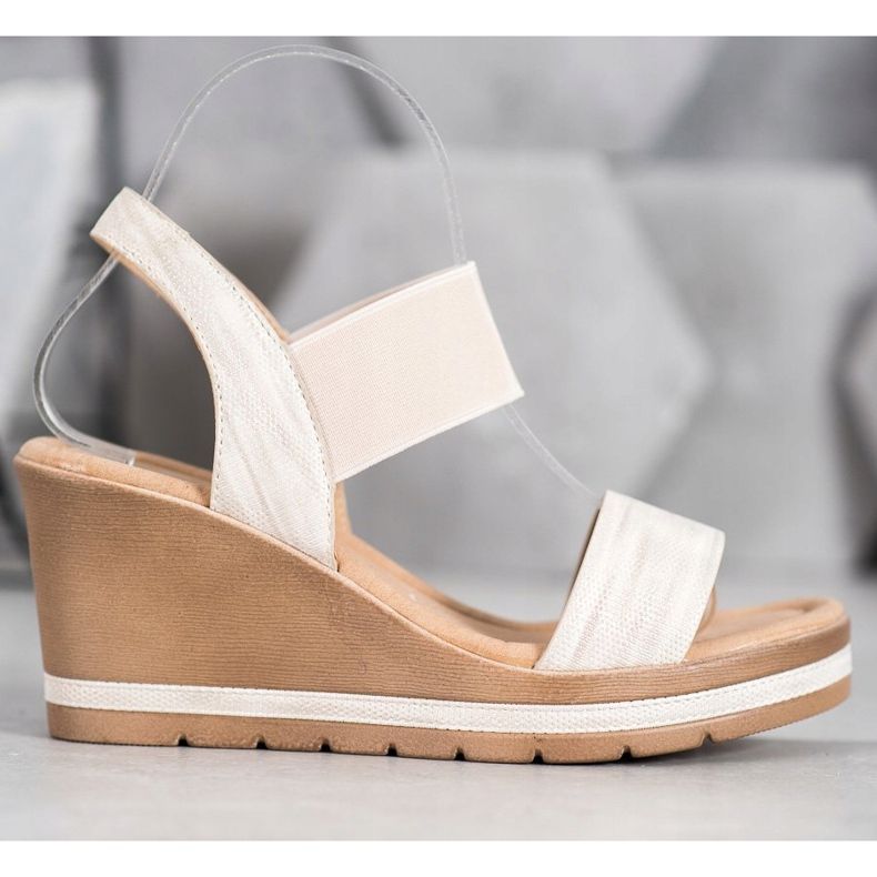 Sea Elves Snygga kilsandaler brun 2