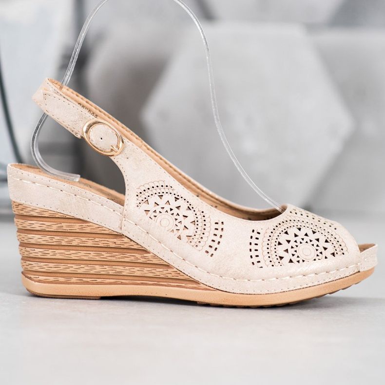 Evento Sandaler med ekologiskt läder brun 1