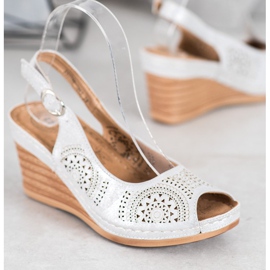 Evento Sandaler med ekologiskt läder grå 1