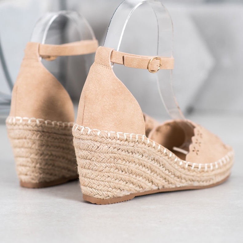 Evento Sandaler med öppet mönster brun 2