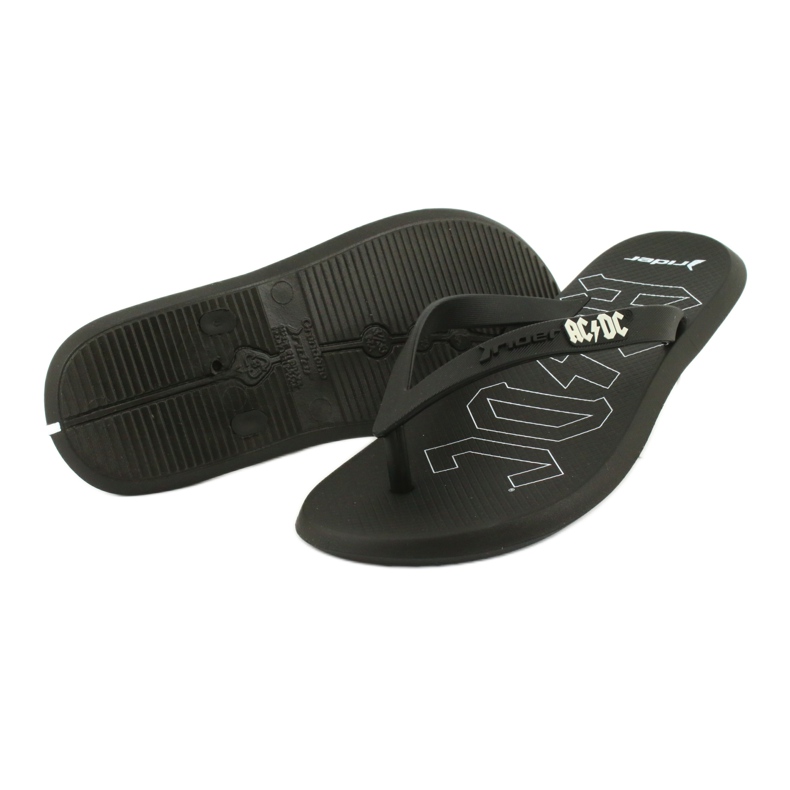 RIDER 82799 AC / DC flip-flops THONG AD men BRAZIL vit svart 3