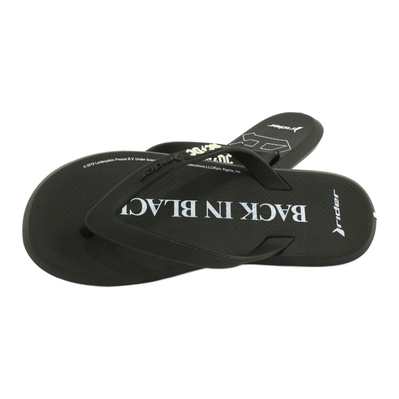 RIDER 82799 AC / DC flip-flops THONG AD men BRAZIL vit svart 4