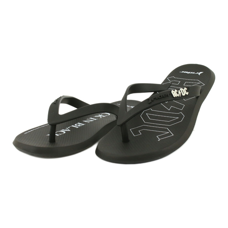RIDER 82799 AC / DC flip-flops THONG AD men BRAZIL vit svart 2