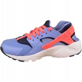 Nike Huarache Run Gs Jr 654280-402 sko blå grå 1
