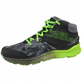Under Armour Bgs Overdrive Mid K Jr 1266381-019 grå grön 1