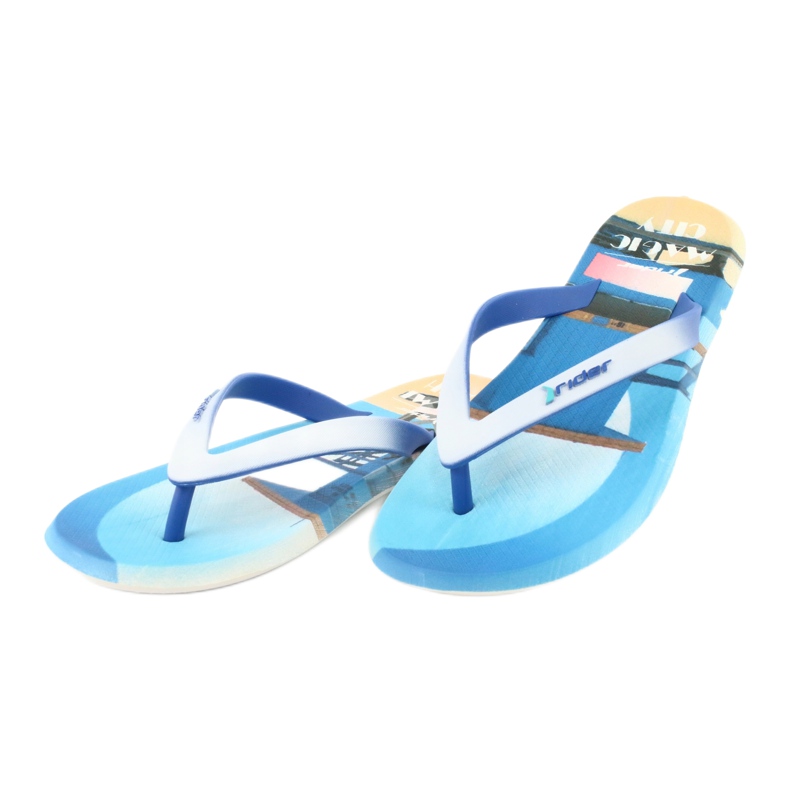 Rider Energy 10719 flipflops för män vit blå 2