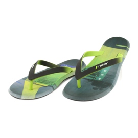 Mäns flip-flops Rider Energy AD 10719 svart blå grå grön 2
