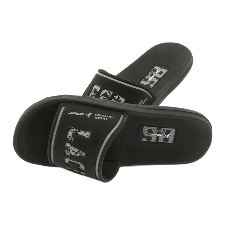 Rider Montreal Kids 82738 fritidspojkar flip flops svart 4
