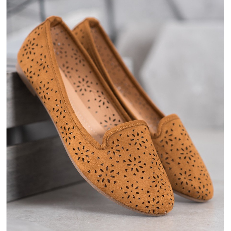 Clowse Camel Openwork Lords brun 1