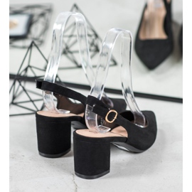 Seastar Pumpar med en upptäckt klack svart 2