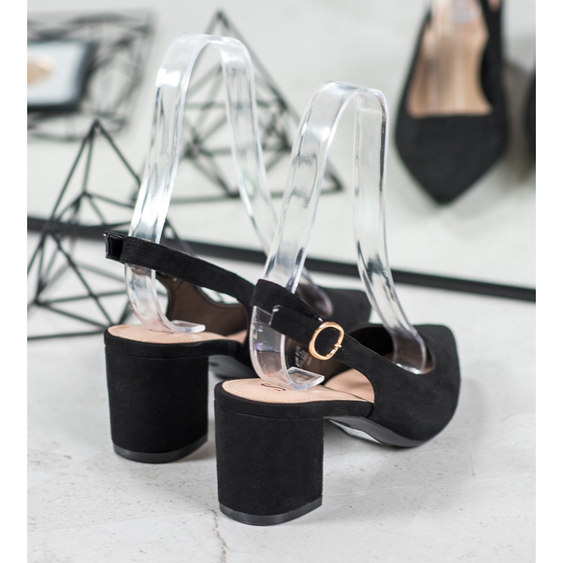 Seastar Pumpar med en upptäckt klack svart 2