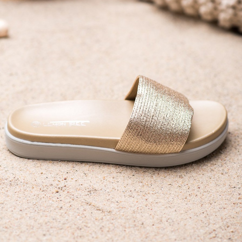 SHELOVET Klassiska gyllene tofflor 2