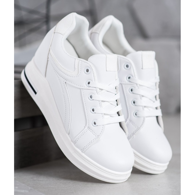 SHELOVET Vita wedge sneakers 1