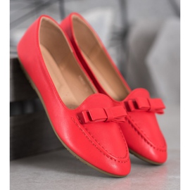 SHELOVET Red Lords med ekoläder röd 1