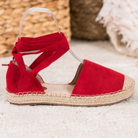 Seastar Bundet röda Espadrilles 2