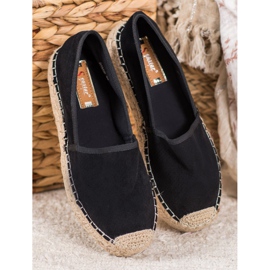 Seastar Openwork Espadrilles med mocka svart 1