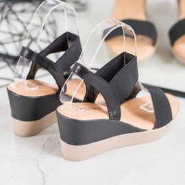 Clowse Lätta slip-on sandaler svart 1