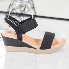 Clowse Lätta slip-on sandaler svart 2