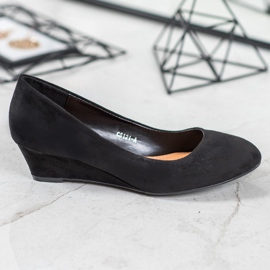 SHELOVET Svarta kilpumpar 2