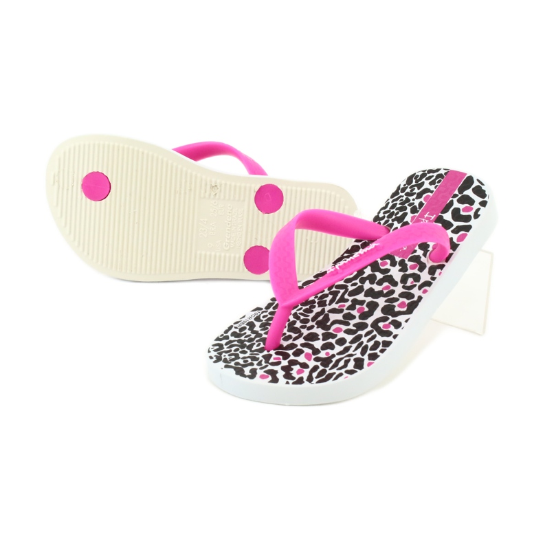 Ipanema 82777 flip-flops med leopardmönster vit svart rosa 3