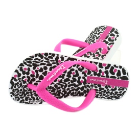 Ipanema 82777 flip-flops med leopardmönster vit svart rosa 4