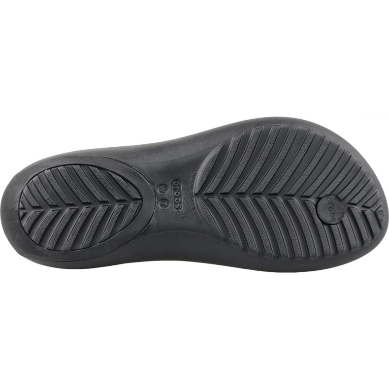 Crocs Serena Embellish Flip W 205600-060 svart rosa 2