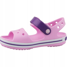 Crocs Crocband Sandal Barn 12856-6AI svart rosa 1