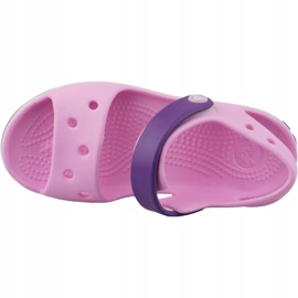 Crocs Crocband Sandal Barn 12856-6AI svart rosa 2