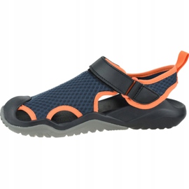 Crocs M Swiftwater Mesh Deck Sandal M 205289-4V9 marinblå 1