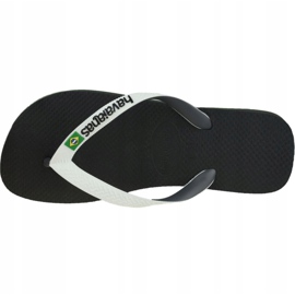 Havaianas Brasil Mix 4123206-0133 flip-flops vit svart 2