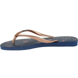 Havaianas Slim Nautial 4137125-1754 flip-flops purpur marinblå 1