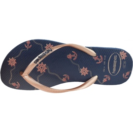 Havaianas Slim Nautial 4137125-1754 flip-flops purpur marinblå 2
