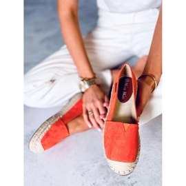 Klassisk orange espadriller 99-23A Orange 2