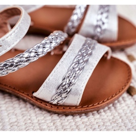 FRROCK Barns silver Kremo sandaler grå 3