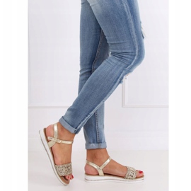 Guld damsandaler 35-197 Guld gyllene 1