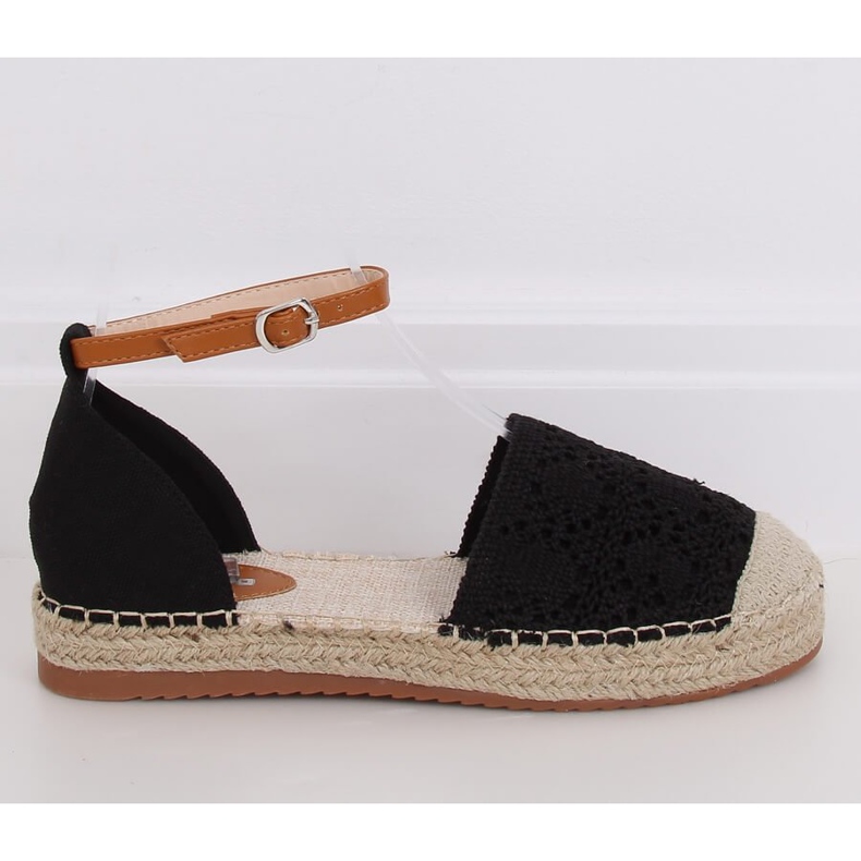 Espadrilles snitt svart 3035 Svart 2