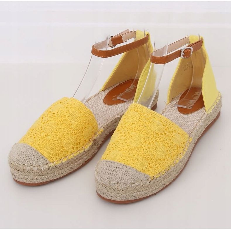 Espadrilles skuren honung 3035 Gul 1
