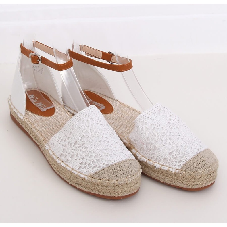 Espadrilles snitt vit 3035 Vit 1