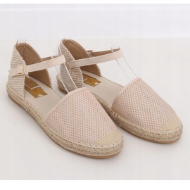 Beige espadriller för kvinnor MB-64119 Beige 1