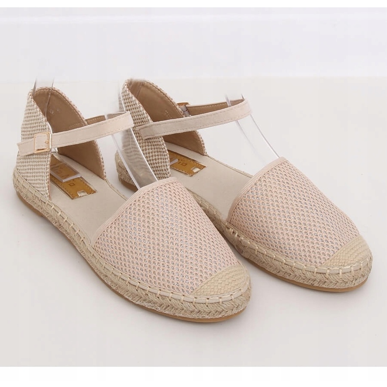 Beige espadriller för kvinnor MB-64119 Beige 1