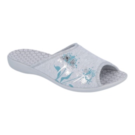 Befado damskor pu 254D100 grå grön 1