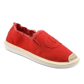 Röda slip-on espadriller NB273P-9 1