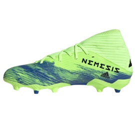Adidas Nemeziz 19.3 Fg M FV3988 fotbollsskor röd grön 1