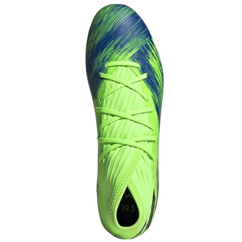 Adidas Nemeziz 19.3 Fg M FV3988 fotbollsskor röd grön 2