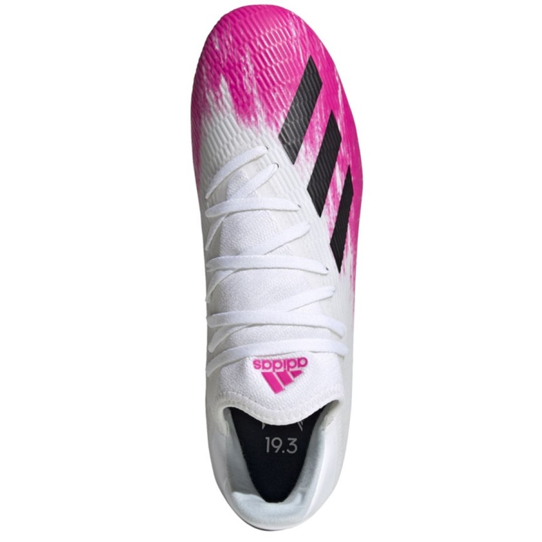 Adidas X 19.3 Fg M EG7132 fotbollsskor röd vit 2