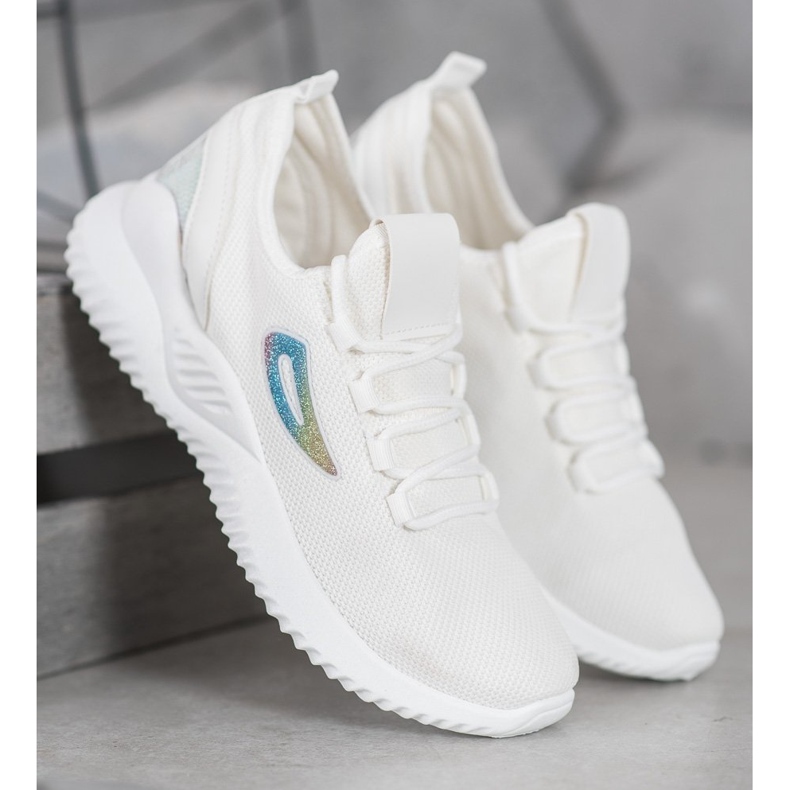 MCKEYLOR Sneakers med paljetter vit 2